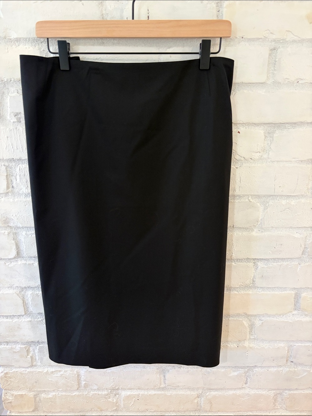 Lafayette 148 New York Black Tailored Pencil Skirt (B4)